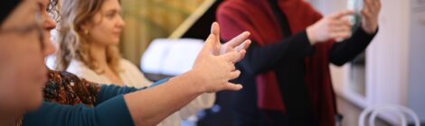 uczestnicy warsztatów śpiewu